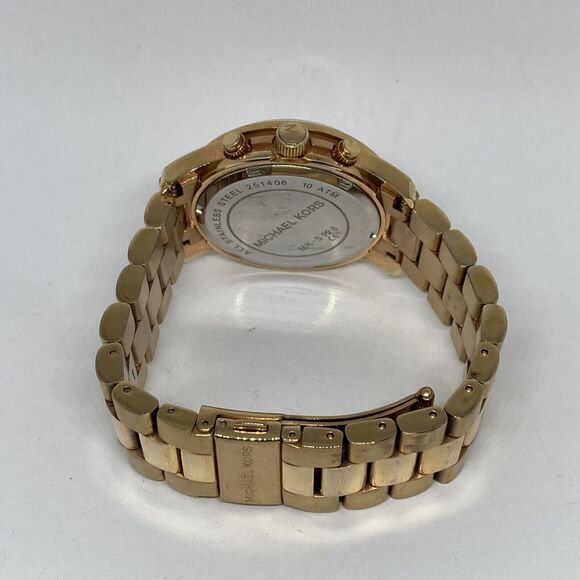 Michael Kors Runway MK5128 Womens Stainless Steel Analog Dial Quartz Watch WHF82 - Picture 11 of 12